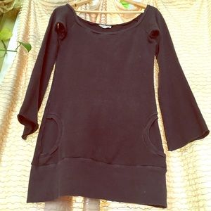 Sweet skins organic cotton/hemp scooped sweatshirt